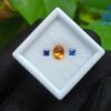 Natural Spessartite Garnet & Ceylon Blue Sapphire Gemstones For Jewelry Design