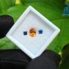 Natural Spessartite Garnet & Ceylon Blue Sapphire Gemstones For Jewelry Design