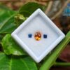 Natural Spessartite Garnet & Ceylon Blue Sapphire Gemstones For Jewelry Design