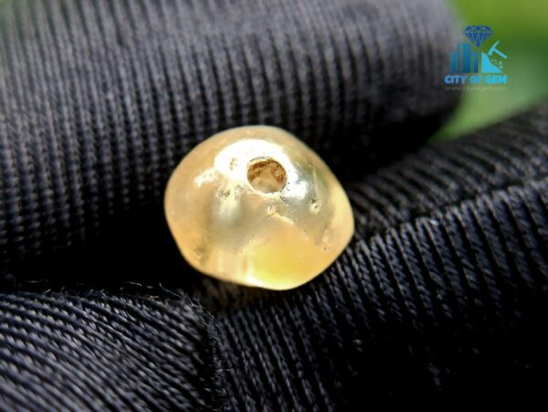 Ancient Natural White & Light Blue Sapphire Mukkaru Beads