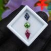 Natural Green Zircon, Gray Spinel & Rhodolite Garnet Gemstones For Jewelry Design