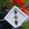 Natural Green Zircon, Gray Spinel & Rhodolite Garnet Gemstones For Jewelry Design