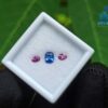 Natural Blue Sapphire & Pink Sapphire Pair Gemstones for Jewelry Design