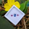 Natural Blue Sapphire & Pink Sapphire Pair Gemstones for Jewelry Design
