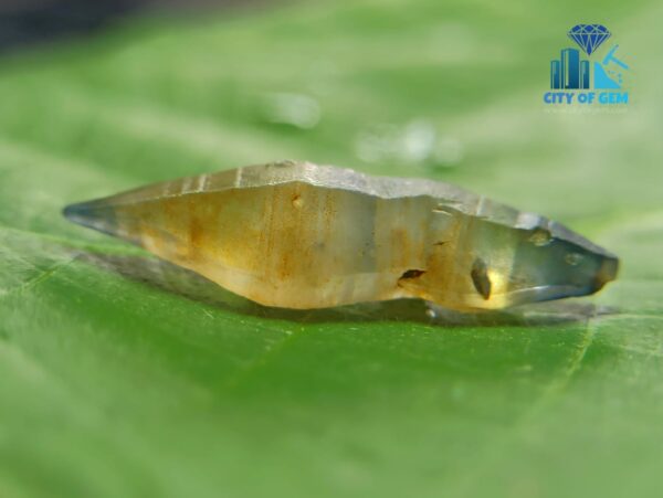 Ceylon Natural Bi-color Sapphire Complete Crystal