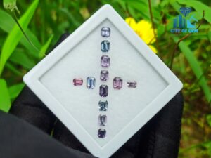 Natural Spinel Octagon Gemstones Collection For Jewelry Design