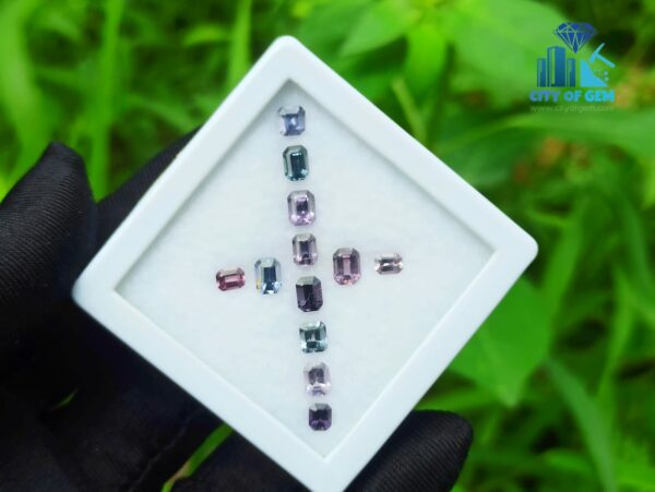Natural Spinel Octagon Gemstones Collection For Jewelry Design