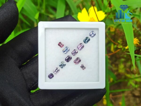 Natural Spinel Octagon Gemstones Collection For Jewelry Design