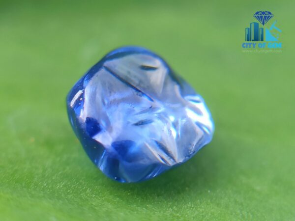 Ancient Natural Blue Sapphire Mukkaru Bead