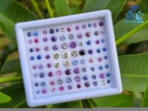 Natural Sapphire Round Collection for Jewelry Design
