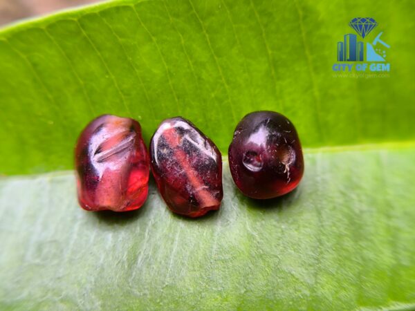 Ancient Natural Garnet Mukkaru Beads