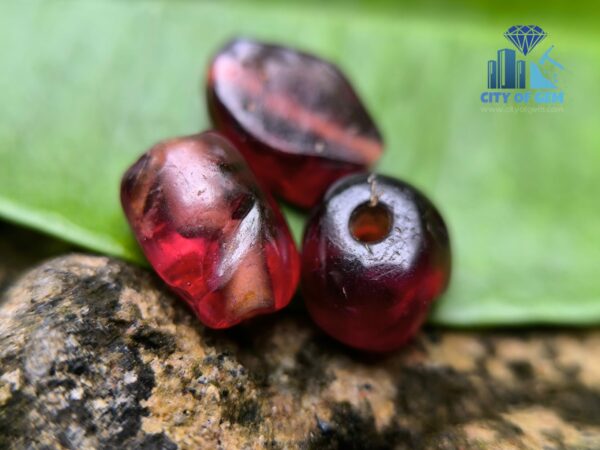Ancient Natural Garnet Mukkaru Beads