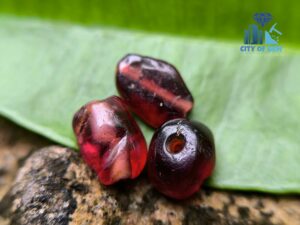 Ancient Natural Garnet Mukkaru Beads
