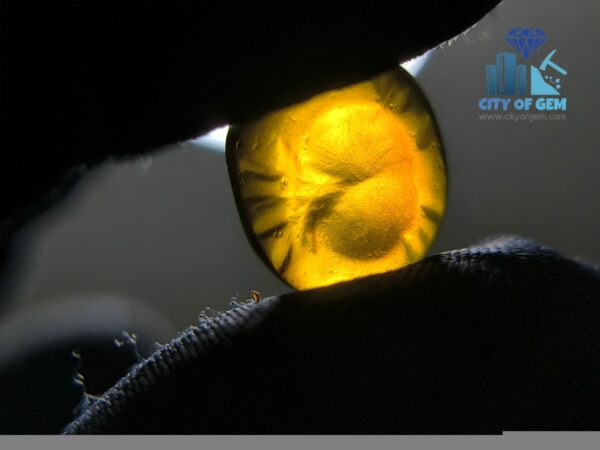 Ancient Natural Tourmaline Mukkaru Bead with Old Carvings