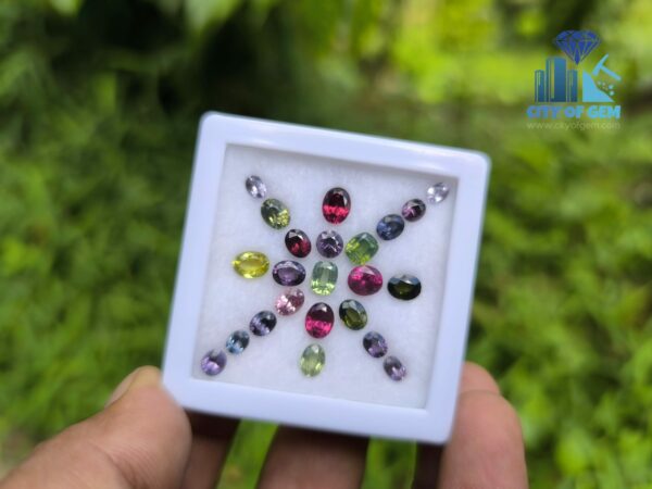 Ceylon Natural Spinel, Zircon, Garnet Mix Color Collection for Jewelry Designs