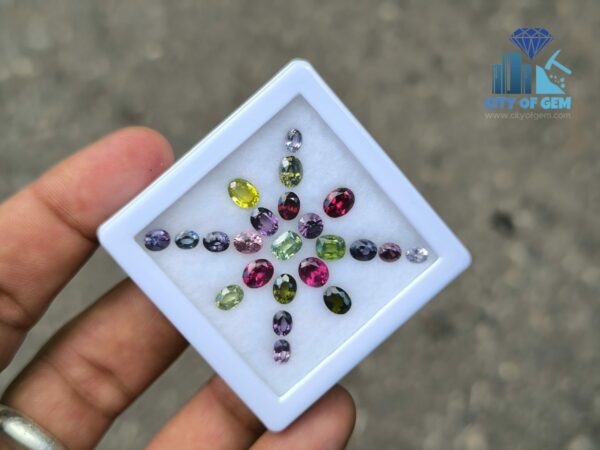 Ceylon Natural Spinel, Zircon, Garnet Mix Color Collection for Jewelry Designs