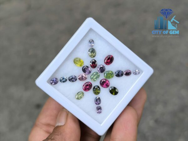 Ceylon Natural Spinel, Zircon, Garnet Mix Color Collection for Jewelry Designs
