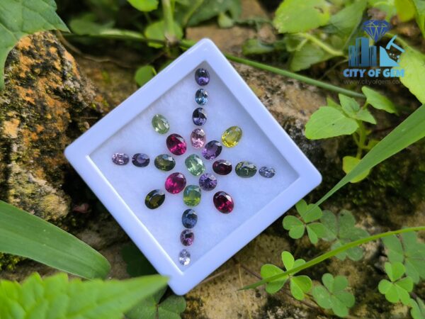 Ceylon Natural Spinel, Zircon, Garnet Mix Color Collection for Jewelry Designs