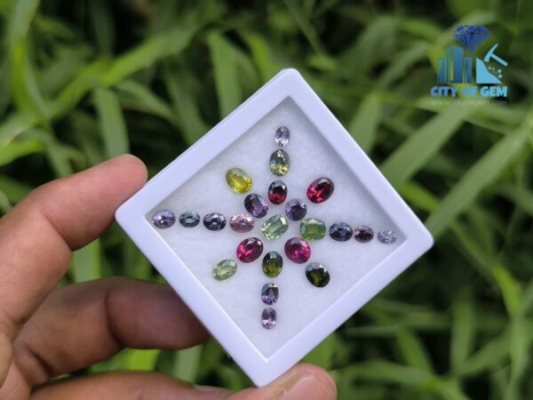 Ceylon Natural Spinel, Zircon, Garnet Mix Color Collection for Jewelry Designs