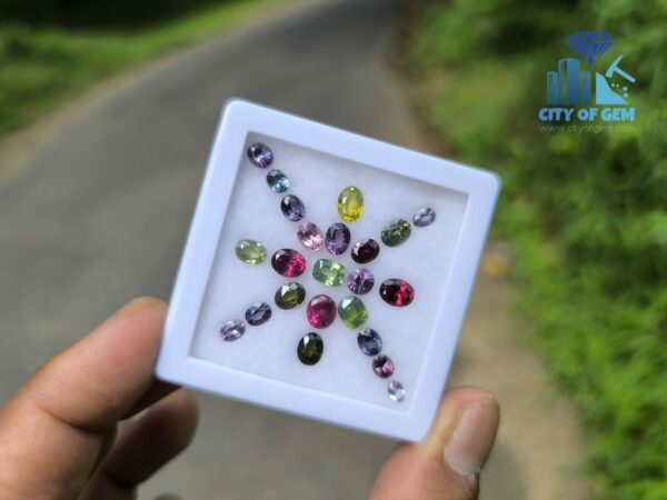 Ceylon Natural Spinel, Zircon, Garnet Mix Color Collection for Jewelry Designs