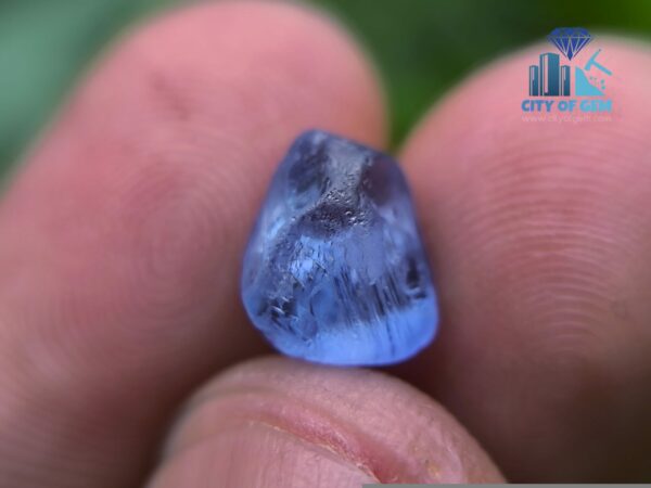 FACET GRADE CEYLON NATURAL BLUE SAPPHIRE ALLUVIAL ROUGH
