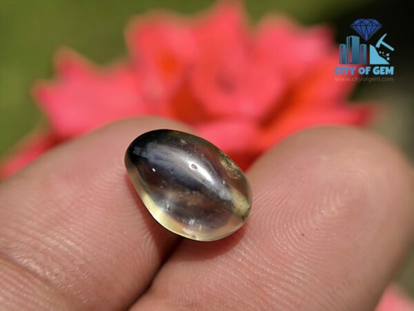 Ancient Natural Bi-color Sapphire Mukkaru Bead - Uncommon Bead wedding stone