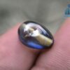 Ancient Natural Bi-color Sapphire Mukkaru Bead - Uncommon Bead wedding stone