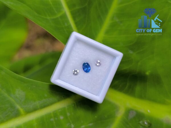 Ceylon Cornflower Blue Sapphire & Light Pink Pair for Jewelry Designs