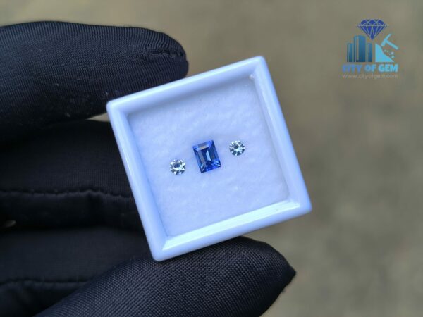 Ceylon Natural Cornflower Blue Sapphire & Light Blue Pair for Jewelry Designs