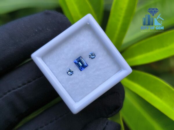Ceylon Natural Cornflower Blue Sapphire & Light Blue Pair for Jewelry Designs