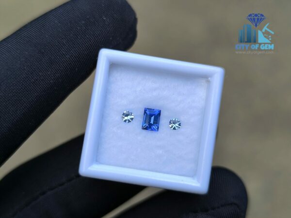 Ceylon Natural Cornflower Blue Sapphire & Light Blue Pair for Jewelry Designs