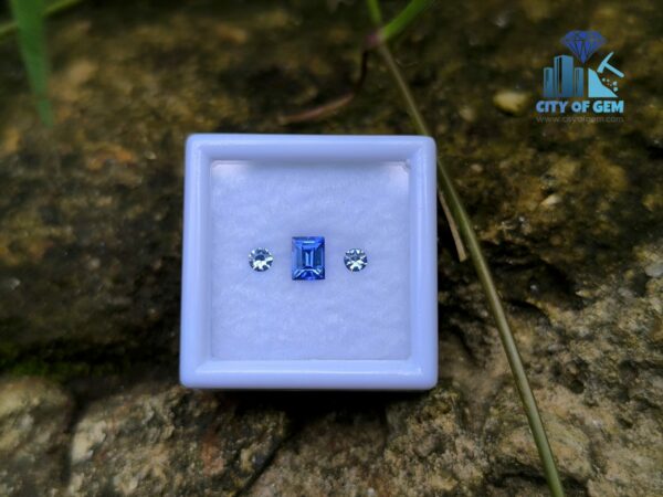 Ceylon Natural Cornflower Blue Sapphire & Light Blue Pair for Jewelry Designs