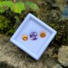 Ceylon Natural Purple Sapphire & Spessartite Pair for Jewelry Designs