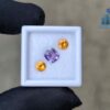 Ceylon Natural Purple Sapphire & Spessartite Pair for Jewelry Designs