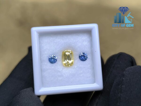 Ceylon-Natural-Yellow-Sapphire-Blue-Pair-for-Jewelry-Designs