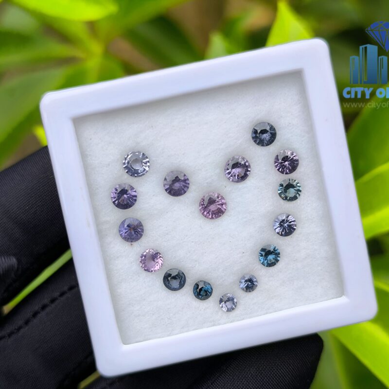 Natural Spinel Round Collection for Jewelry Designs