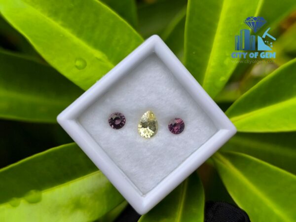 Yellow Sapphire & Spinel Pair for Jewelry Designs