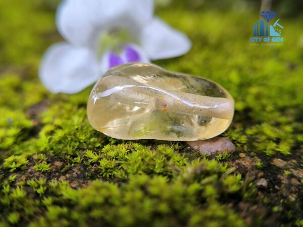 Ancient Natural Yellow Sapphire Mukkaru Bead from Ancient Galpaya Village