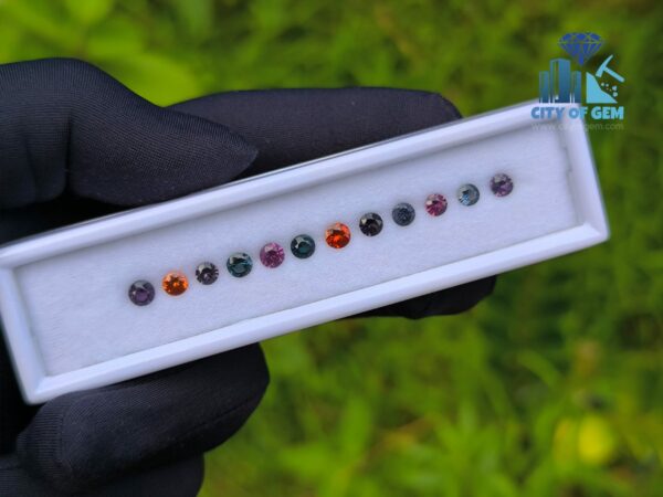 Garnet, Zircon & Spinel Round Collection for Jewelry Designs