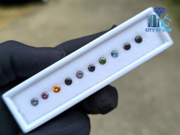Natural Garnet, Zircon & Spinel Round Collection for Jewelry Designs