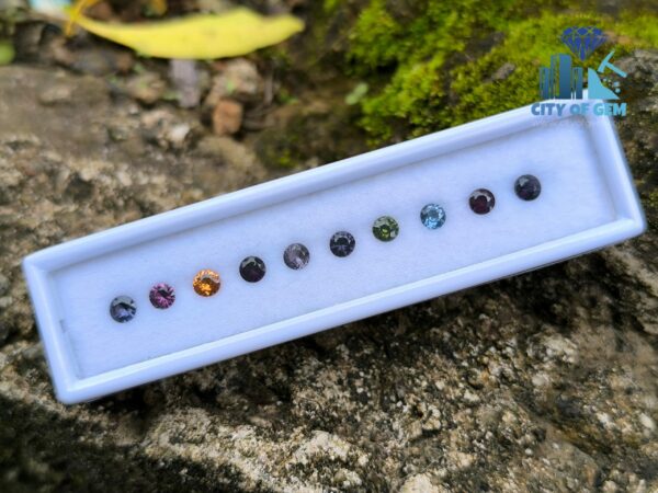 Natural Garnet, Zircon & Spinel Round Collection for Jewelry Designs
