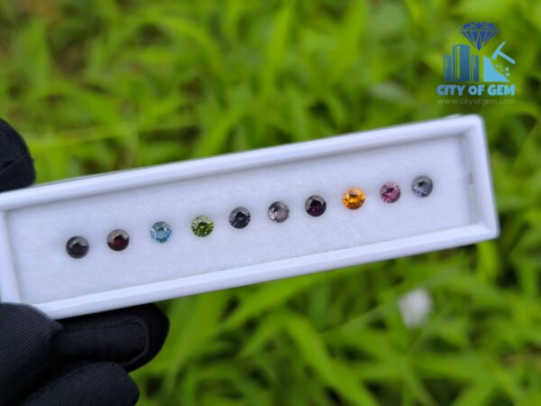 Natural Garnet, Zircon & Spinel Round Collection for Jewelry Designs