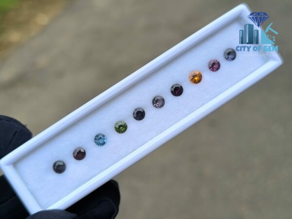 Natural Garnet, Zircon & Spinel Round Collection for Jewelry Designs