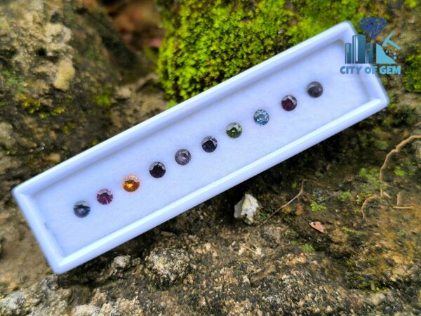 Natural Garnet, Zircon & Spinel Round Collection for Jewelry Designs