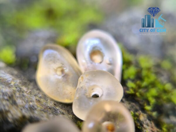 Ancient Natural Sapphire Mukkaru Bead from Ancient Galpaya Village