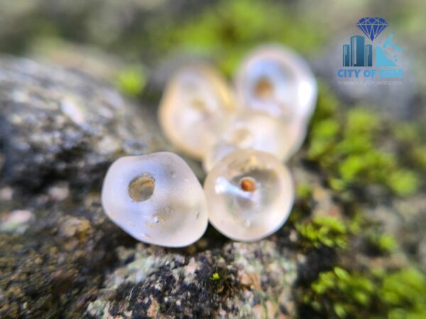 Ancient Natural Sapphire Mukkaru Bead from Ancient Galpaya Village