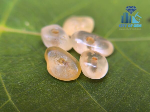 Ancient Natural Sapphire Mukkaru Bead from Ancient Galpaya Village