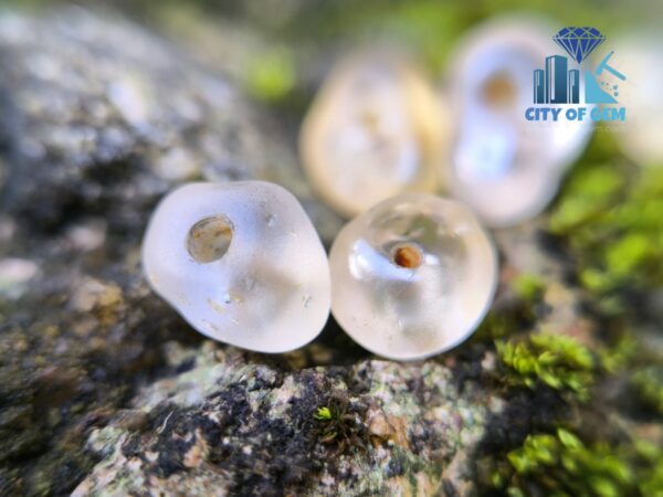 Ancient Natural Sapphire Mukkaru Bead from Ancient Galpaya Village