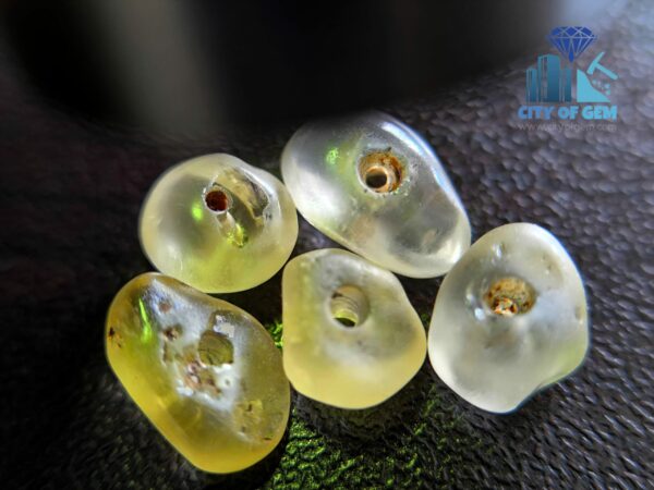 Ancient Natural Sapphire Mukkaru Bead from Ancient Galpaya Village