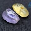 Ancient Natural Violet & Yellow Mukkaru Beads from Ancient Galpaya Village